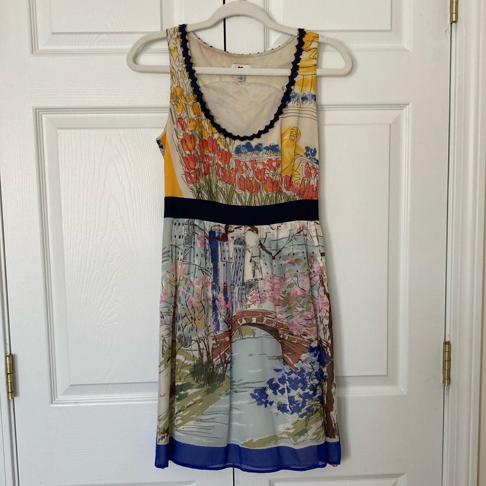 Anthropologie We Love Vera New York, NY Silk Dress 0